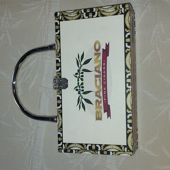 Braciano Cigar bag VTG Handcrafted Handmade - Picture 3 of 16